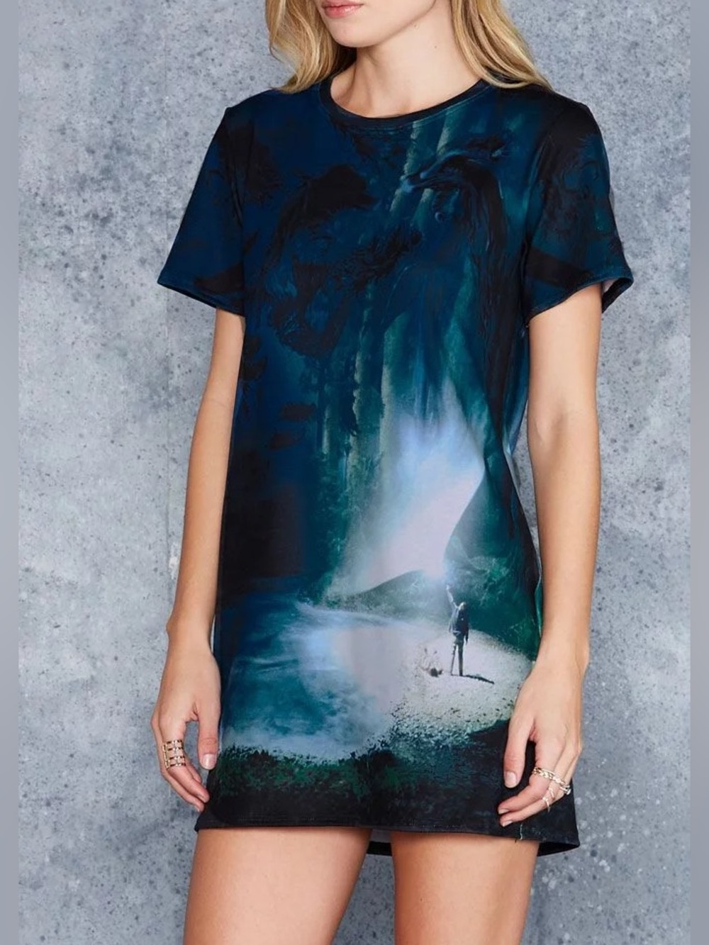 Blackmilk clothing expecto patronum tee dress